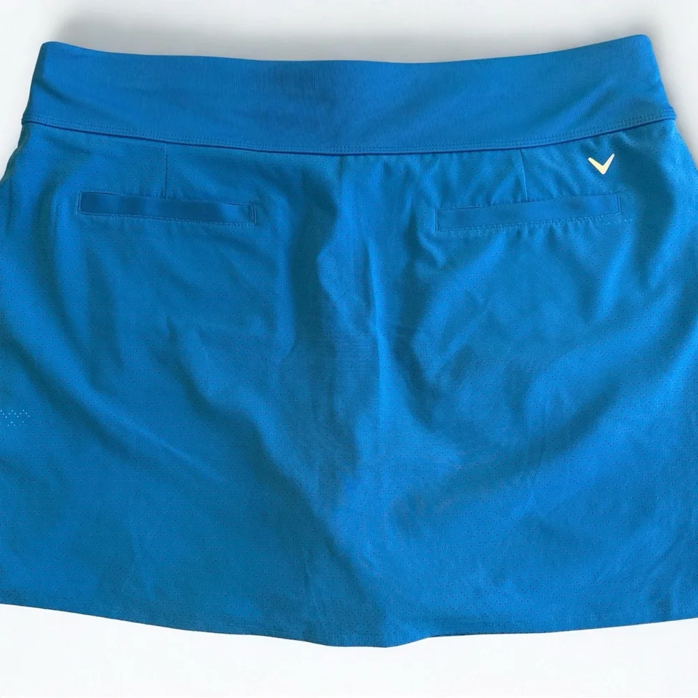 Callaway Perforated Golf Skort NWOT Pool Blue Tennis Pickleball
